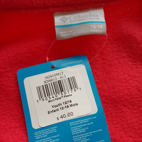 Columbia NEW Birch Falls Full Zip Fleece - Picture 7 of 7